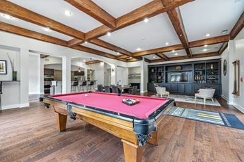 Clubhouse with gathering space, study lounge, and game room